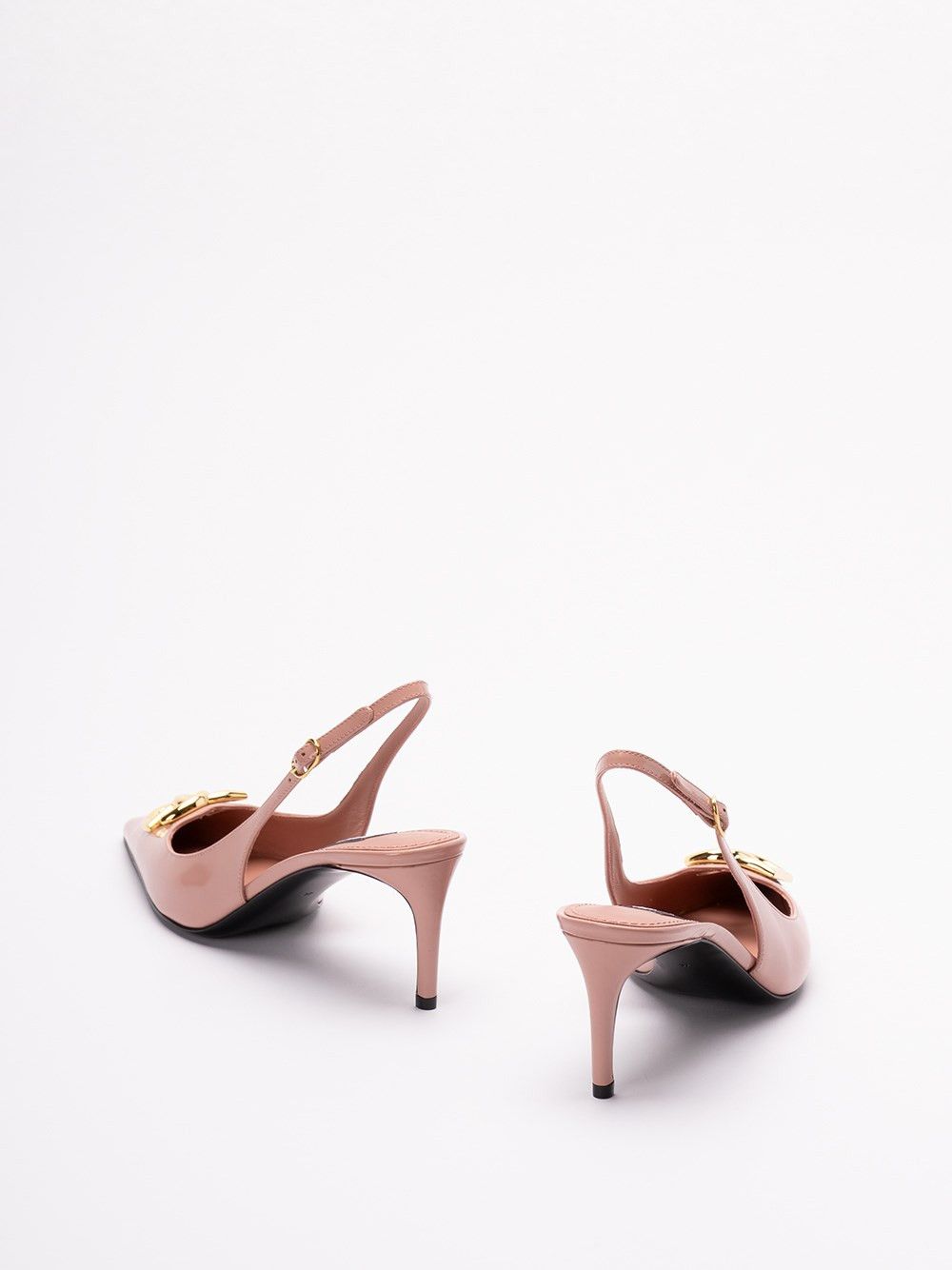 Dolce & Gabbana Slingbacks with `DG` Logo Size US 8 / IT 38 - 3 Thumbnail