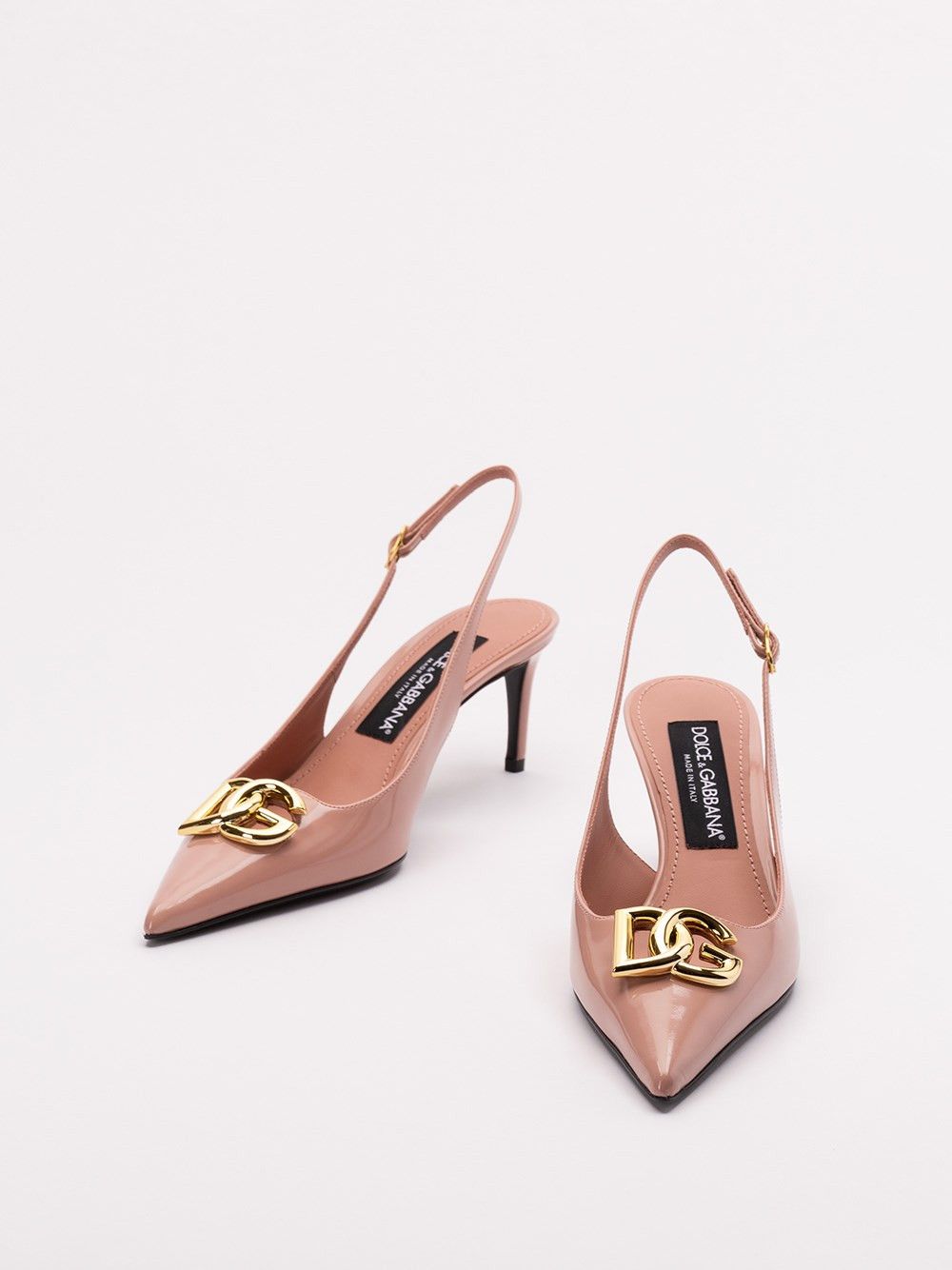 Dolce & Gabbana Slingbacks with `DG` Logo Size US 8 / IT 38 - 2 Thumbnail