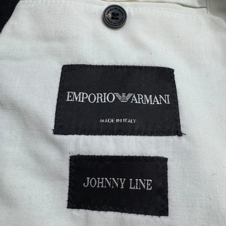 Emporio Armani Emporio Armani Wool Double Breasted Blazer-yf Size US L / EU 52-54 / 3 - 3 Thumbnail