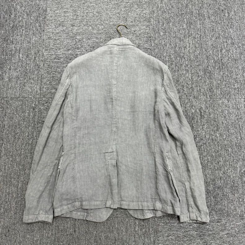 Emporio Armani Giorgio Armani Wrinkled Linen Blazer Jacket-yf Size US L / EU 52-54 / 3 - 2 Thumbnail