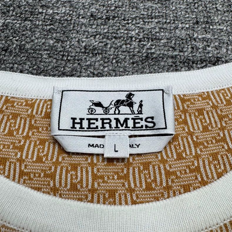 Hermes Hermes Short Sleeve Top Size L-yf Size US L / EU 52-54 / 3 - 4 Thumbnail