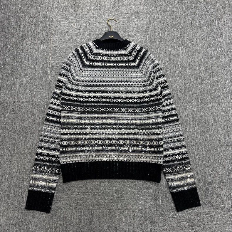 Dior Dior Sequined Knitted Sweater for Sale-yf Size US S / EU 44-46 / 1 - 2 Thumbnail