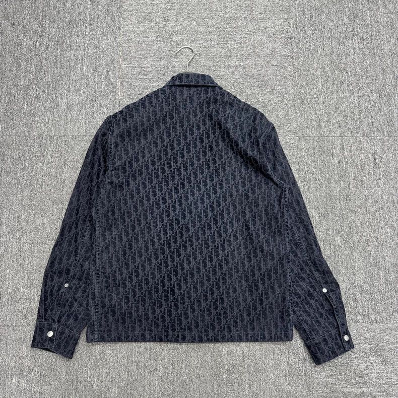 Dior Dior Monogram Long Sleeve Shirt Jacket-yf Size US L / EU 52-54 / 3 - 2 Thumbnail