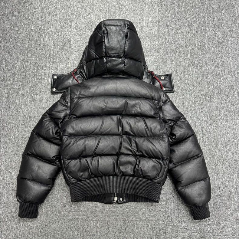 Alexander McQueen Alexander McQueen Leather Puffer Jacket-yf Size US L / EU 52-54 / 3 - 2 Thumbnail