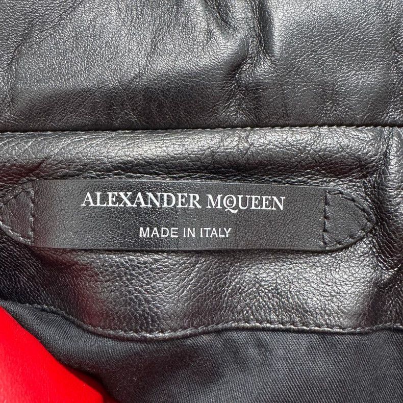 Alexander McQueen Alexander McQueen Leather Puffer Jacket-yf Size US L / EU 52-54 / 3 - 3 Thumbnail