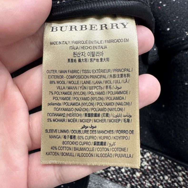 Burberry Burberry Tweed Knit Coat in Size 50-yf Size US M / EU 48-50 / 2 - 4 Thumbnail