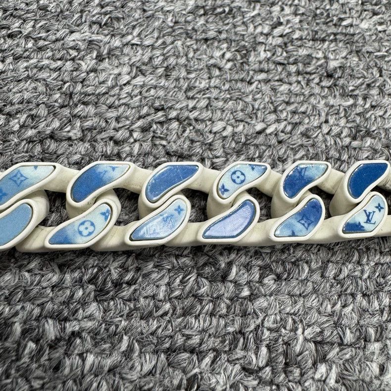 Louis Vuitton Louis Vuitton Cuba Bracelet with Blue and White-yf Size ONE SIZE - 5 Thumbnail