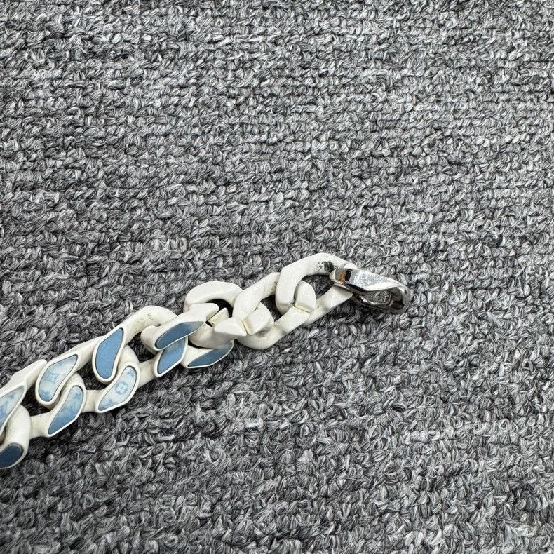 Louis Vuitton Louis Vuitton Cuba Bracelet with Blue and White-yf Size ONE SIZE - 3 Thumbnail