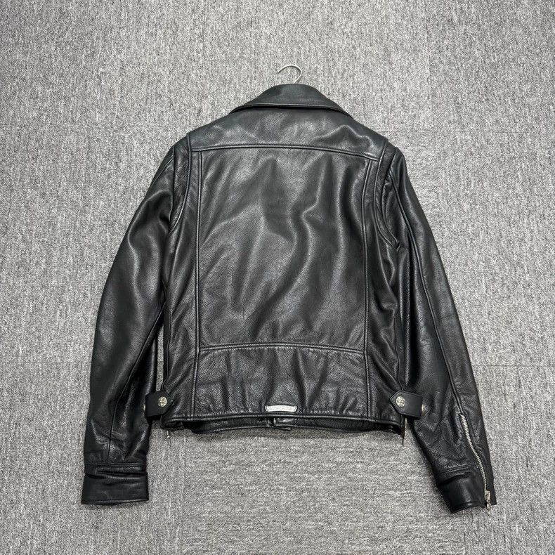 Chrome Hearts Chorme Hearts Black Leather Biker Jacket-yf Size US M / EU 48-50 / 2 - 3 Thumbnail