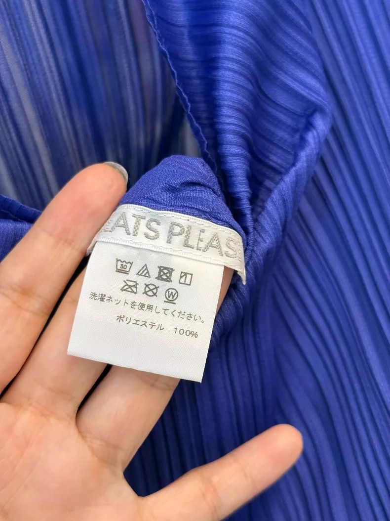 Issey Miyake Issey Miyake Blue Long Sleeve Dress-yf Size US M / EU 48-50 / 2 - 3 Thumbnail