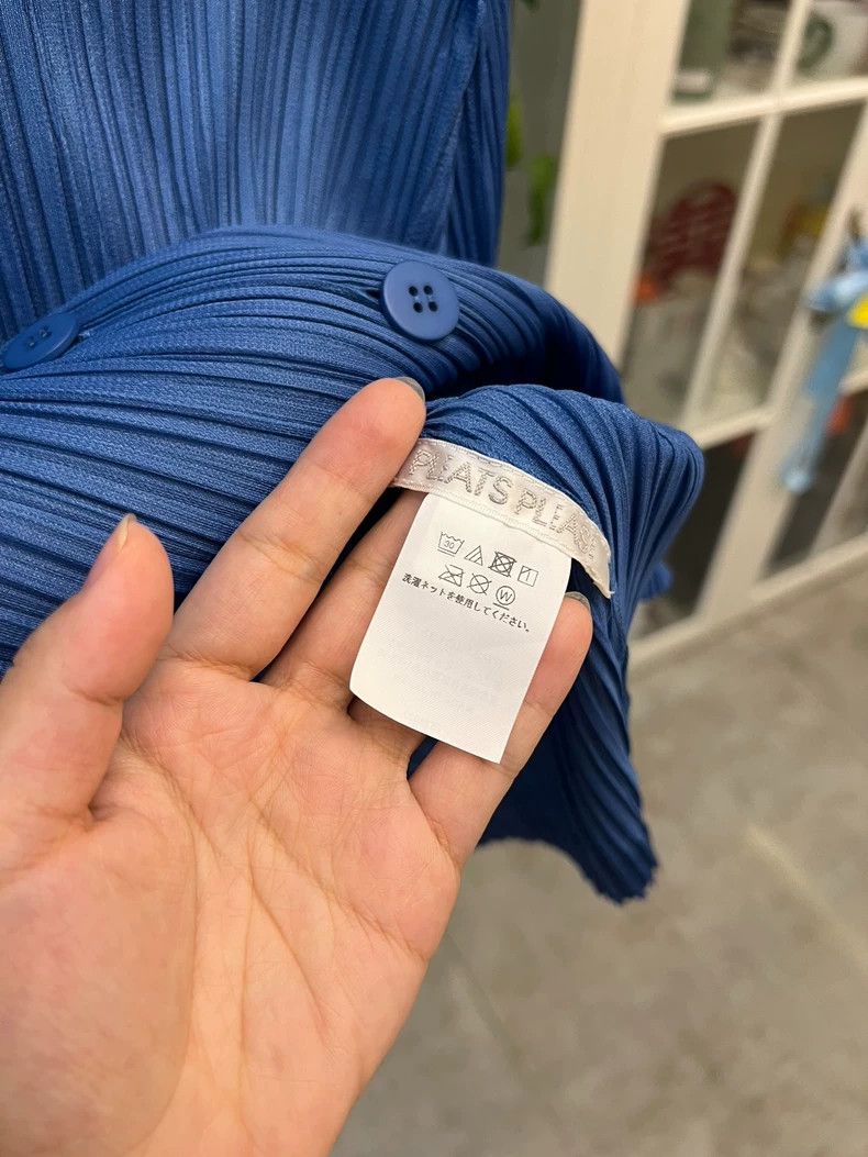 Issey Miyake Issey Miyake Blue Button-Up Cardigan-yf Size US L / EU 52-54 / 3 - 3 Thumbnail