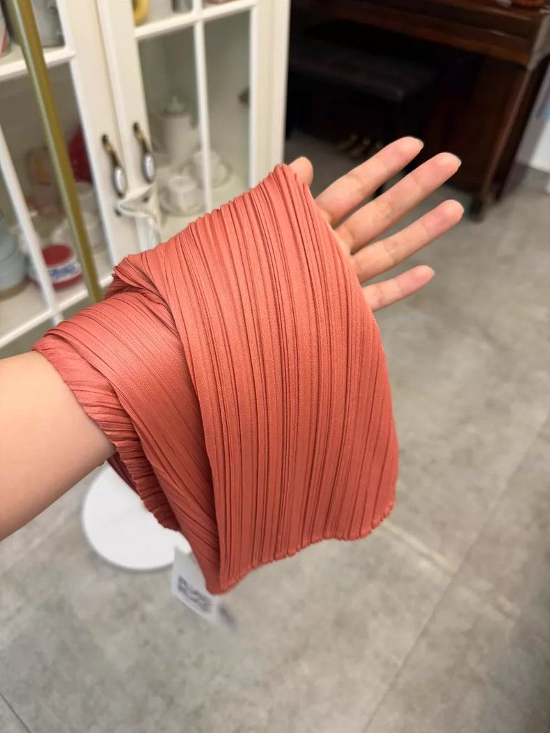 Issey Miyake Issey Miyake Pleated Coral Pink Sleeveless Top-yf Size US M / EU 48-50 / 2 - 6 Thumbnail