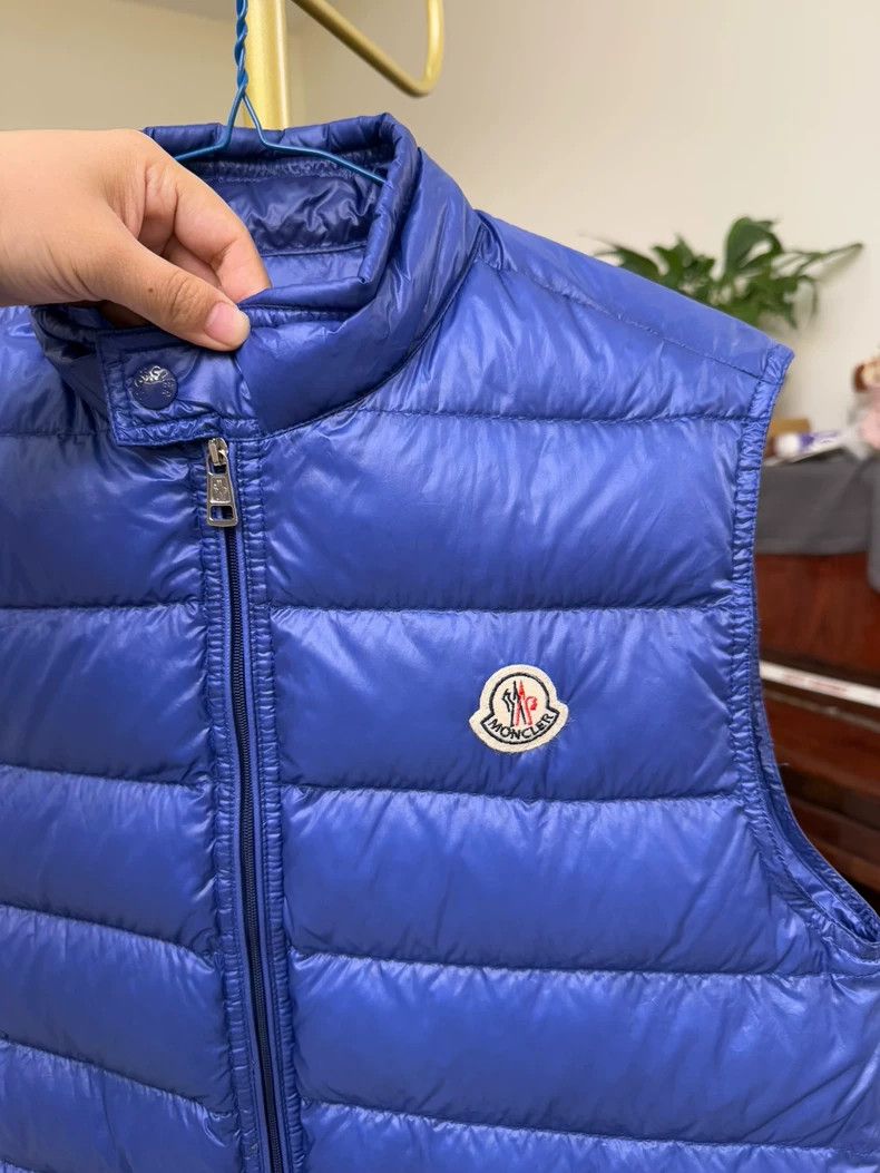Moncler Moncler Blue Puffer Vest for Men-yf Size US M / EU 48-50 / 2 - 3 Thumbnail
