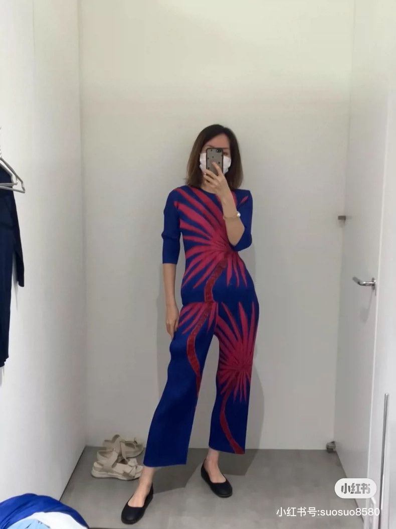 Issey Miyake Issey Miyake Palm Leaf Print Top-yf Size US M / EU 48-50 / 2 - 7 Thumbnail