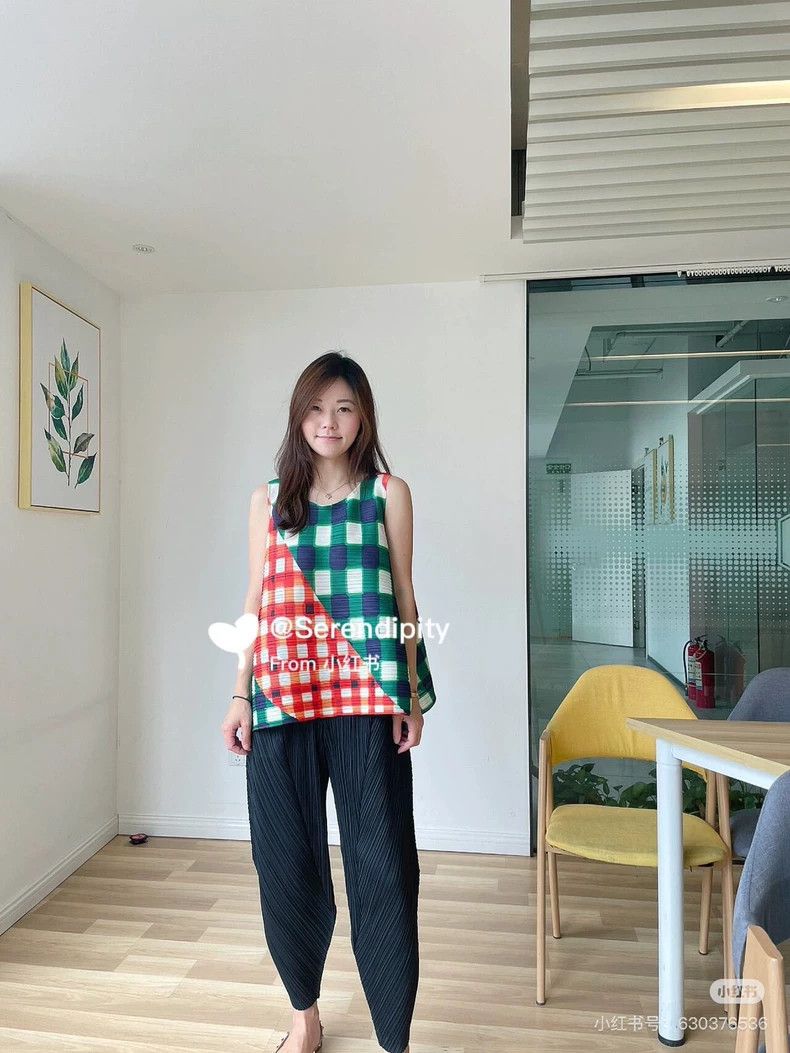 Issey Miyake Issey Miyake Colorful Pleated Tank Top-yf Size US M / EU 48-50 / 2 - 9 Thumbnail