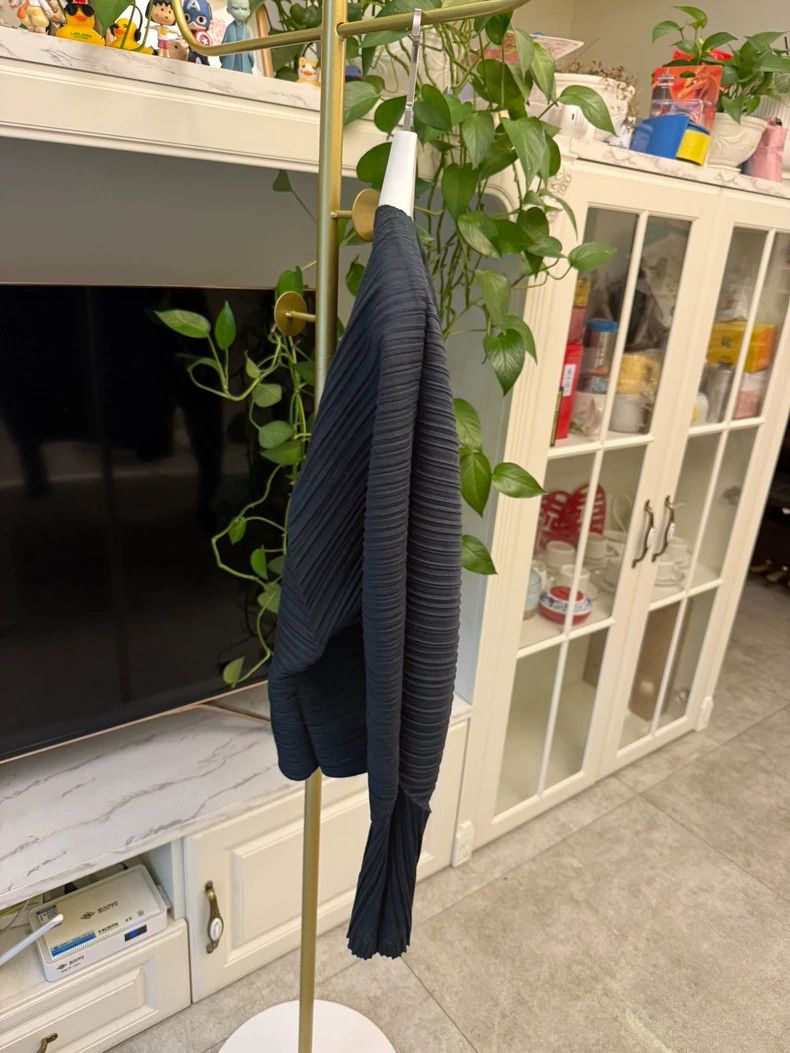 Issey Miyake Issey Miyake Charcoal Gray Cardigan Top-yf Size US M / EU 48-50 / 2 - 2 Thumbnail