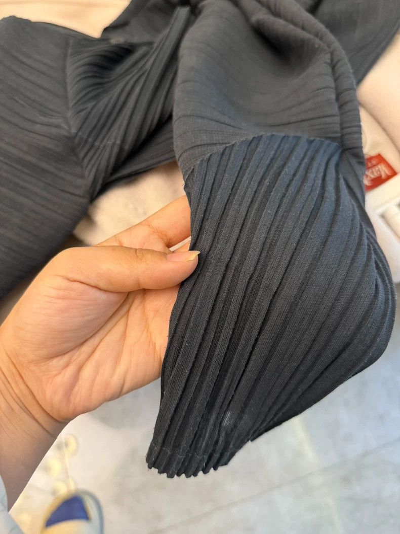 Issey Miyake Issey Miyake Charcoal Gray Cardigan Top-yf Size US M / EU 48-50 / 2 - 7 Thumbnail