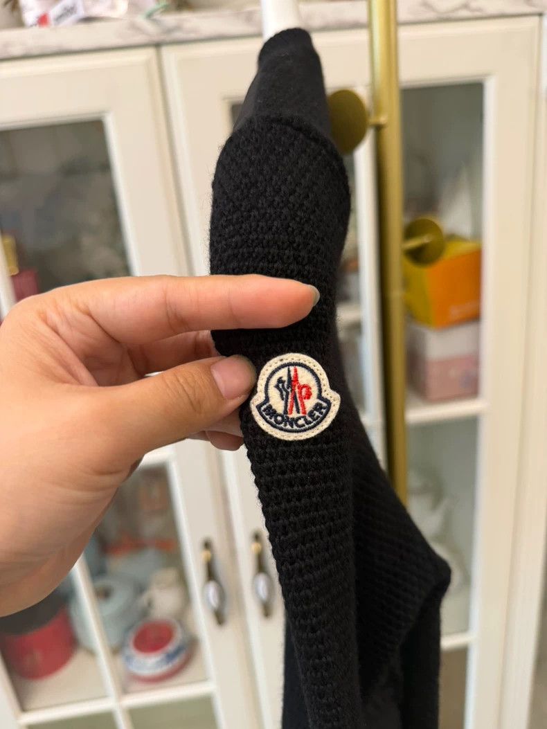 Moncler Moncler Black Padded Knit Sweater Size XS-yf Size US XS / EU 42 / 0 - 8 Thumbnail