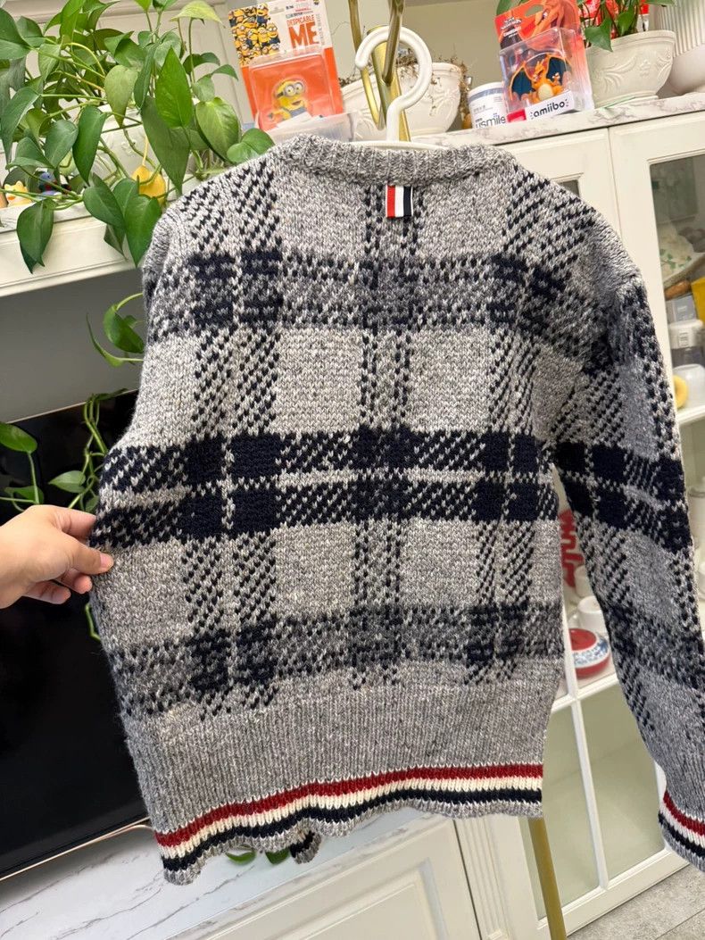 Thom Browne Thom Browne Knit Sweater with Pattern-yf Size US M / EU 48-50 / 2 - 7 Thumbnail