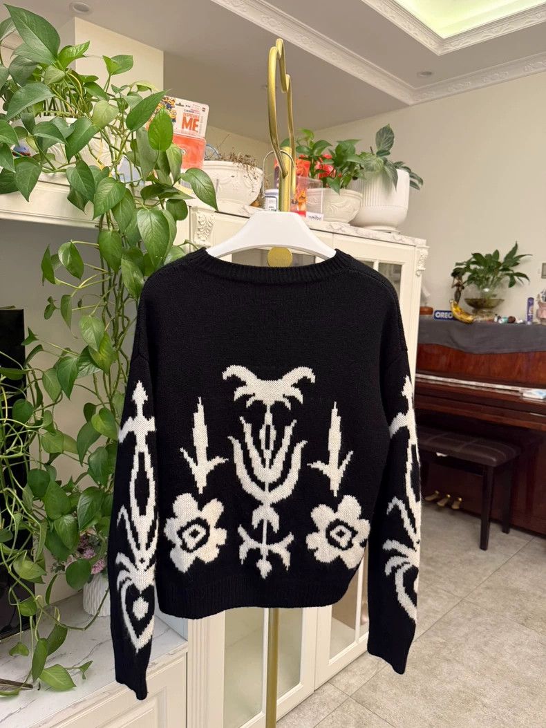 Dior Dior Black and White Cashmere Sweater-yf Size US S / EU 44-46 / 1 - 6 Thumbnail