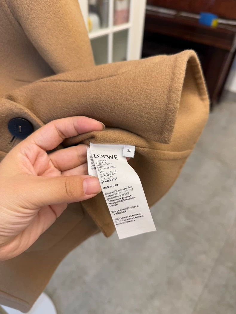Loewe LOEWE Wool Cashmere Short Jacket Coat-yf Size US S / EU 44-46 / 1 - 5 Thumbnail