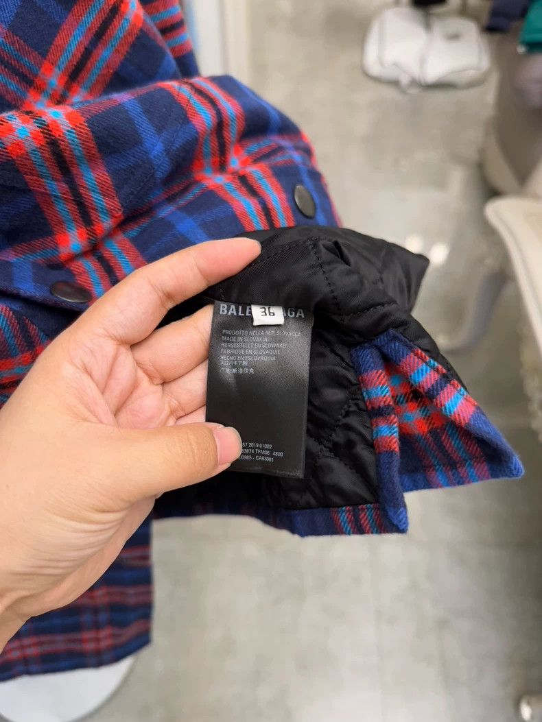 Balenciaga Balenciaga Cotton Plaid Jacket Brand New-yf Size US L / EU 52-54 / 3 - 5 Thumbnail