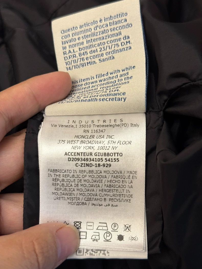 Moncler Moncler Black Waist Belt Down Jacket-yf Size US XXS / EU 40 - 8 Thumbnail