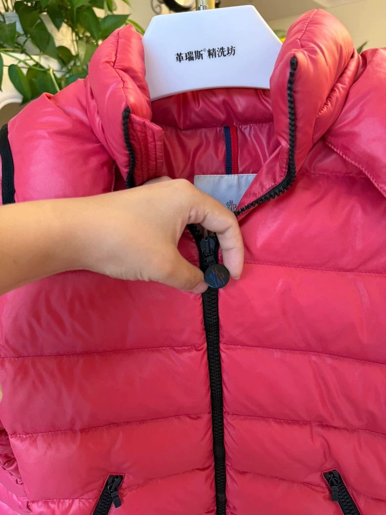 Moncler Moncler Bady Pink Down Jacket for Kids-yf Size US L / EU 52-54 / 3 - 3 Thumbnail