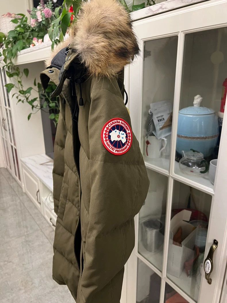 Canada Goose Canada Goose Shelburne Parka in Military Green-yf Size US XXS / EU 40 - 2 Thumbnail