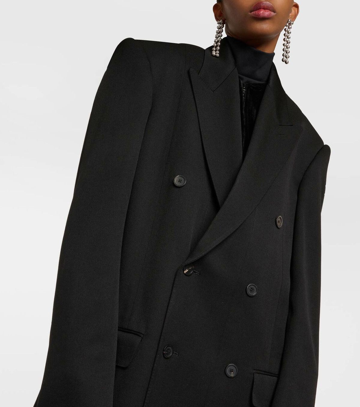 Balenciaga $4.9K VALUE Deconstructed Double-Breasted Wool Coat Size US S / EU 44-46 / 1 - 4 Thumbnail