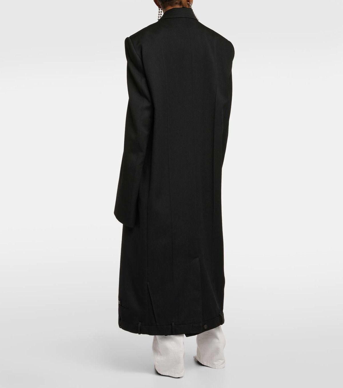 Balenciaga $4.9K VALUE Deconstructed Double-Breasted Wool Coat Size US M / EU 48-50 / 2 - 3 Thumbnail