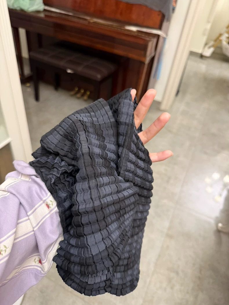 Issey Miyake New Black Gray Long Sleeve Top-yf Size US M / EU 48-50 / 2 - 5 Thumbnail