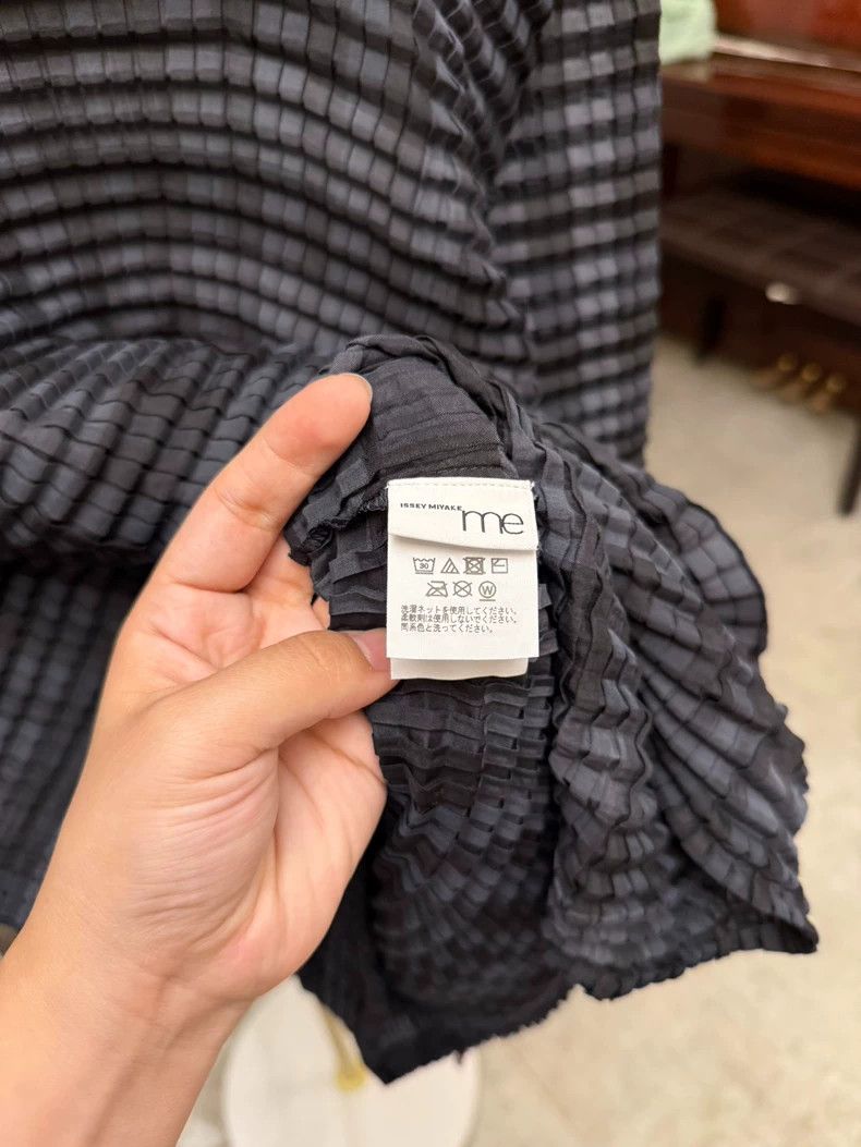 Issey Miyake New Black Gray Long Sleeve Top-yf Size US M / EU 48-50 / 2 - 2 Thumbnail