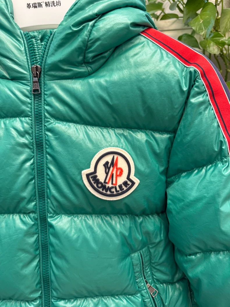 Moncler Moncler Green Down Jacket for Kids-yf Size US L / EU 52-54 / 3 - 3 Thumbnail