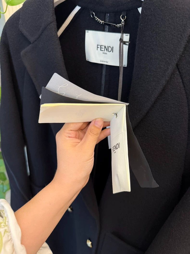 Fendi Fendi Black Women's Zip Coat with Tags-yf Size US L / EU 52-54 / 3 - 5 Thumbnail