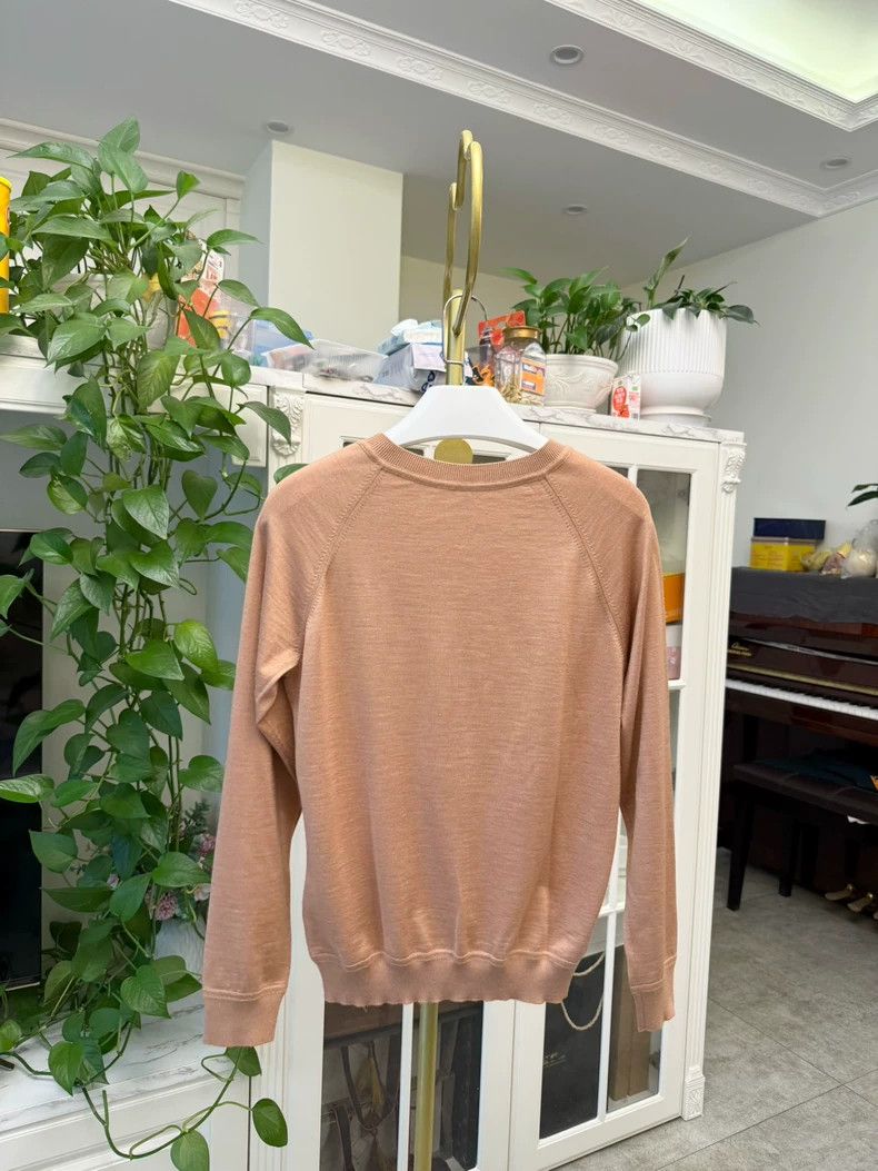 Hermes Hermes Silk Cashmere Long Sleeve Sweater-yf Size US S / EU 44-46 / 1 - 5 Thumbnail