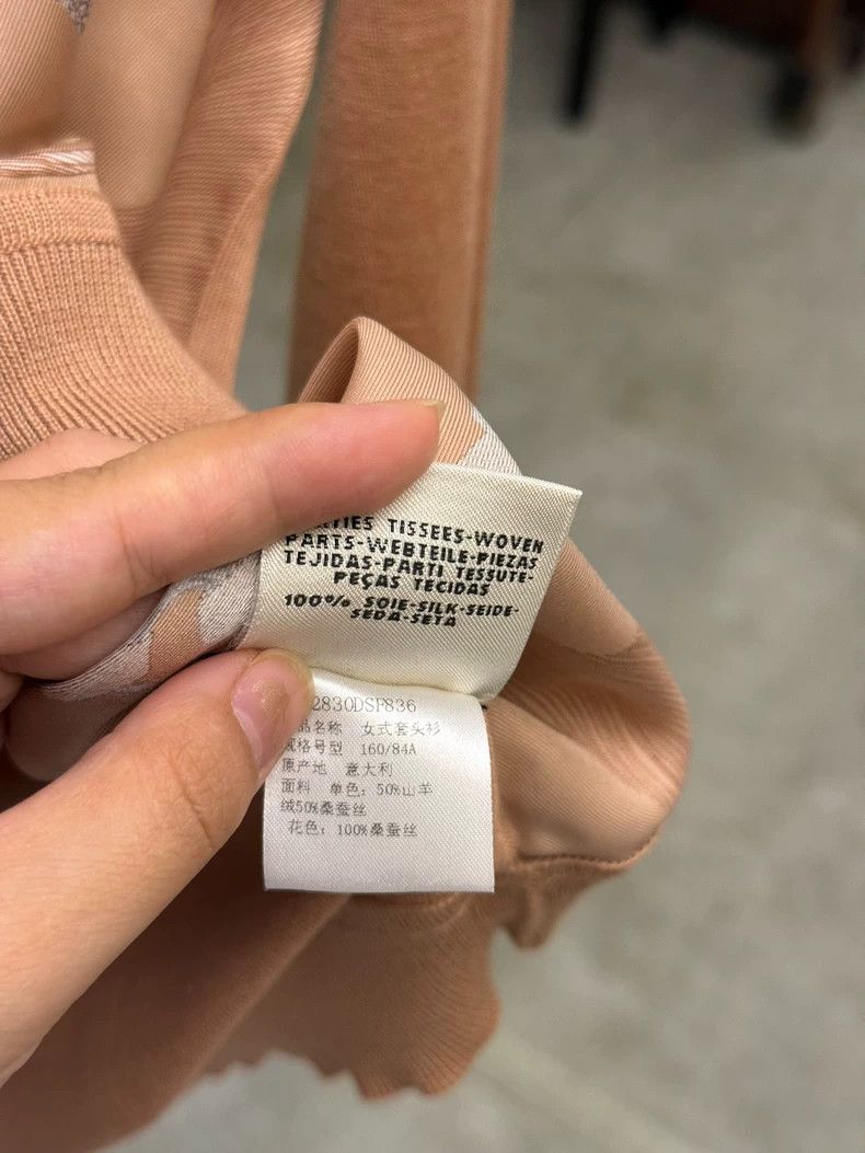 Hermes Hermes Silk Cashmere Long Sleeve Sweater-yf Size US S / EU 44-46 / 1 - 4 Thumbnail