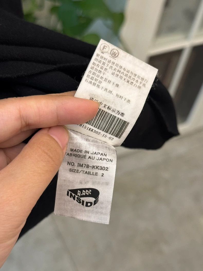 Issey Miyake Issey Miyake Long Sleeve Black Shirt-yf Size US M / EU 48-50 / 2 - 4 Thumbnail
