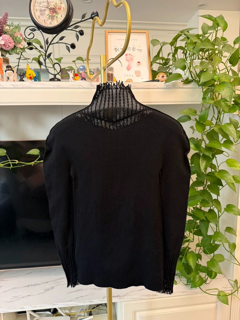 Issey Miyake Issey Miyake Long Sleeve Black Shirt-yf Size US M / EU 48-50 / 2 - 5 Thumbnail