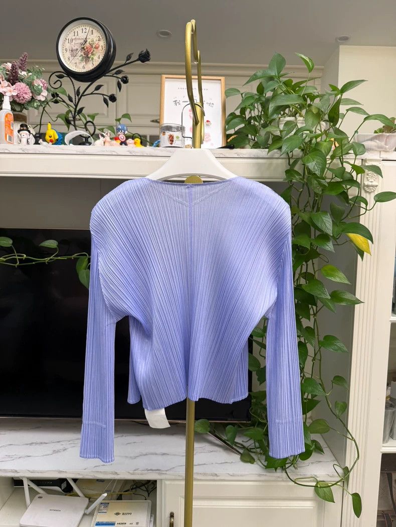 Issey Miyake Issey Miyake Cardigan in Purple and Blue-yf Size US M / EU 48-50 / 2 - 7 Thumbnail
