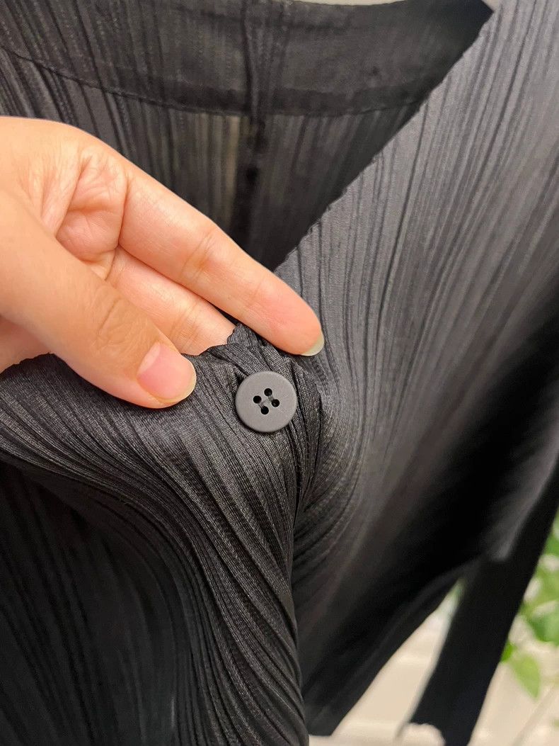 Issey Miyake Issey Miyake Black Open Cardigan Jacket-yf Size US M / EU 48-50 / 2 - 3 Thumbnail