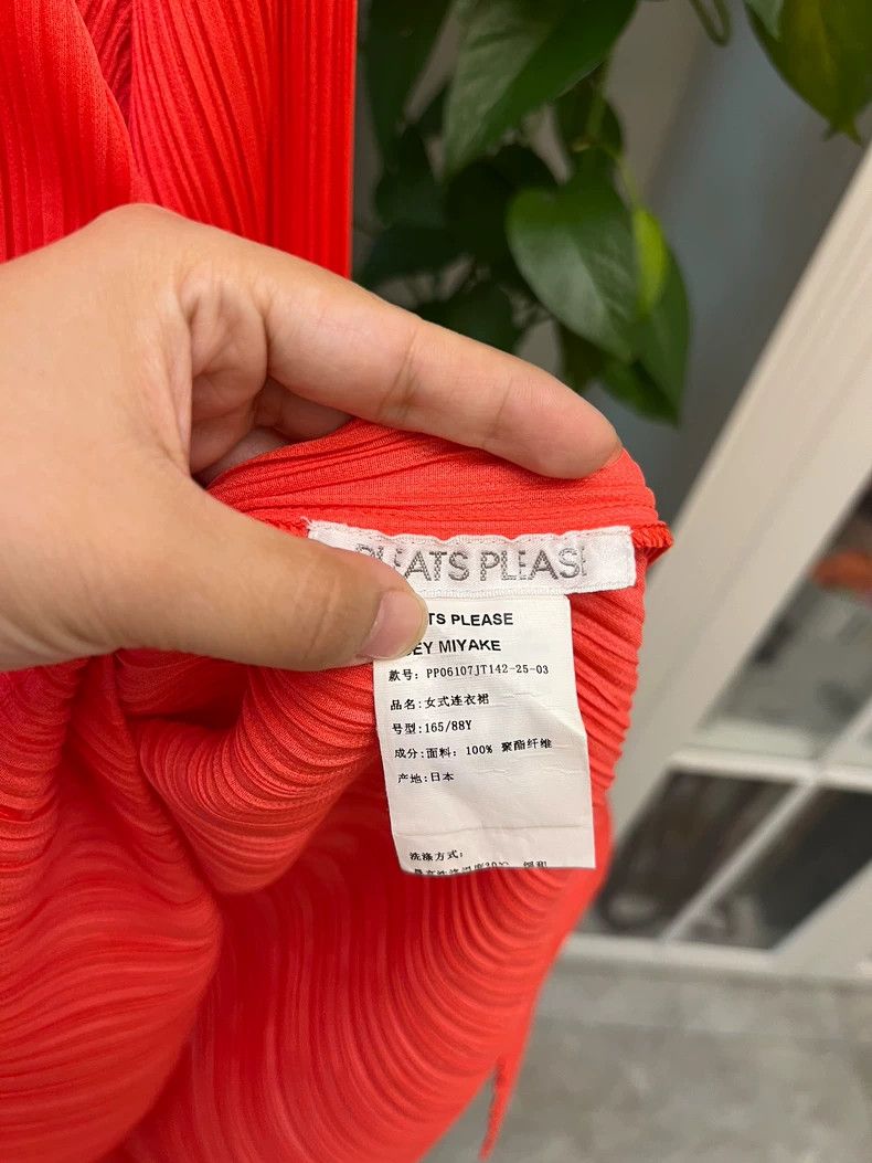 Issey Miyake Long Orange Dress Shirt with Slit-yf Size US M / EU 48-50 / 2 - 4 Thumbnail