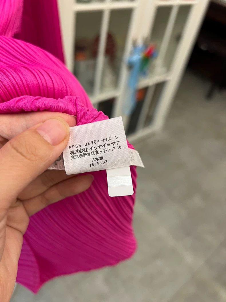 Issey Miyake Issey Miyake Long Sleeve Top in Pink-yf Size US M / EU 48-50 / 2 - 3 Thumbnail