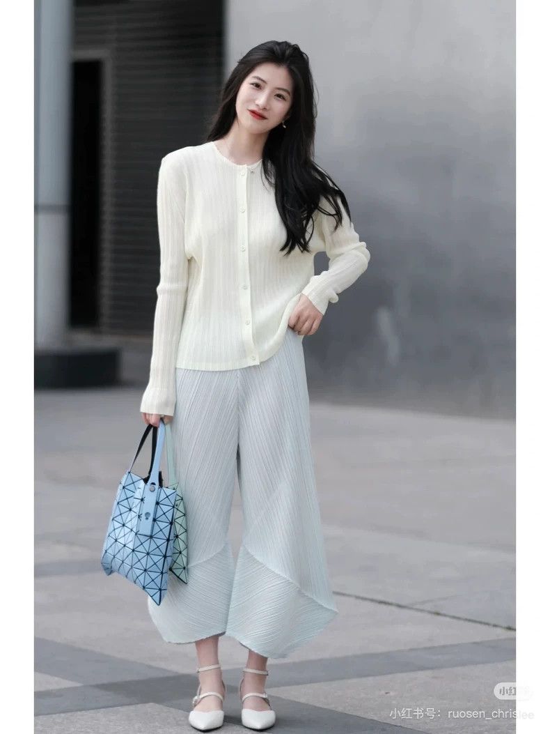 Issey Miyake Light Yellow Ribbed Cardigan Coat-yf Size US L / EU 52-54 / 3 - 7 Thumbnail