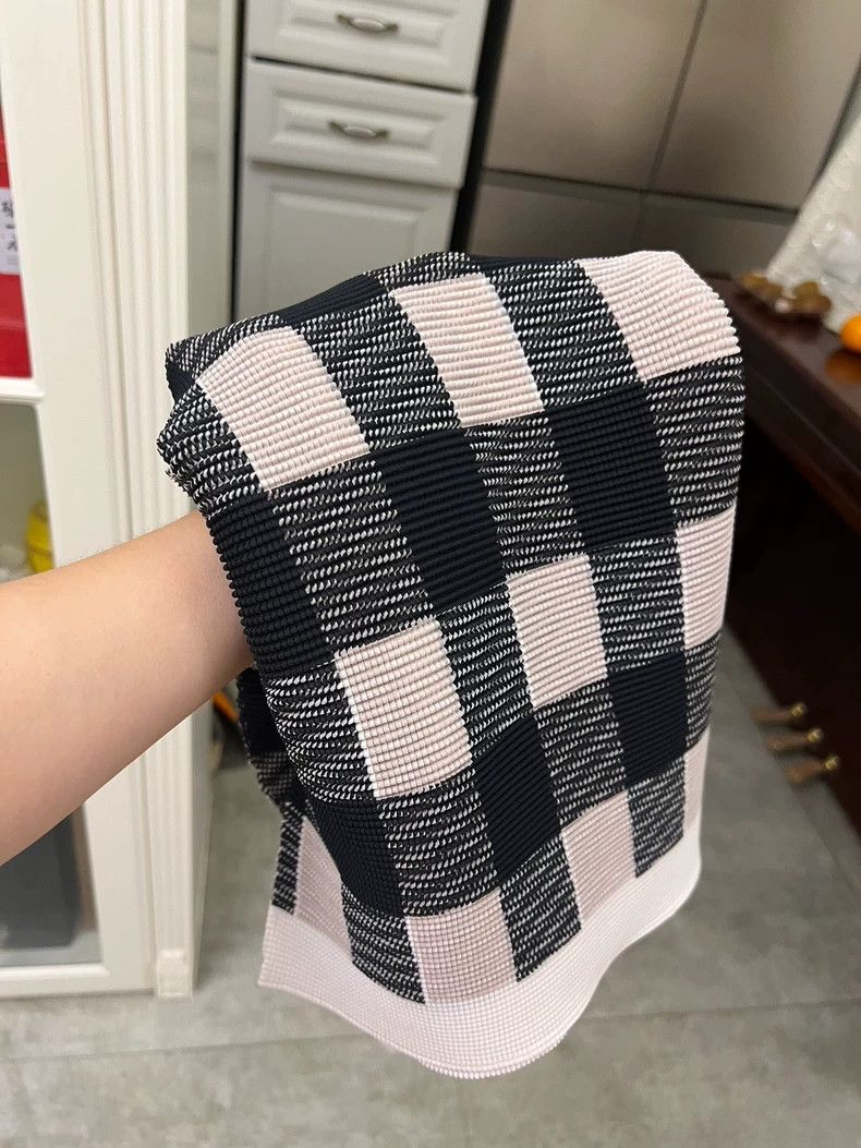 Issey Miyake Issey Miyake Grid Long Sleeve Top-yf Size US M / EU 48-50 / 2 - 8 Thumbnail