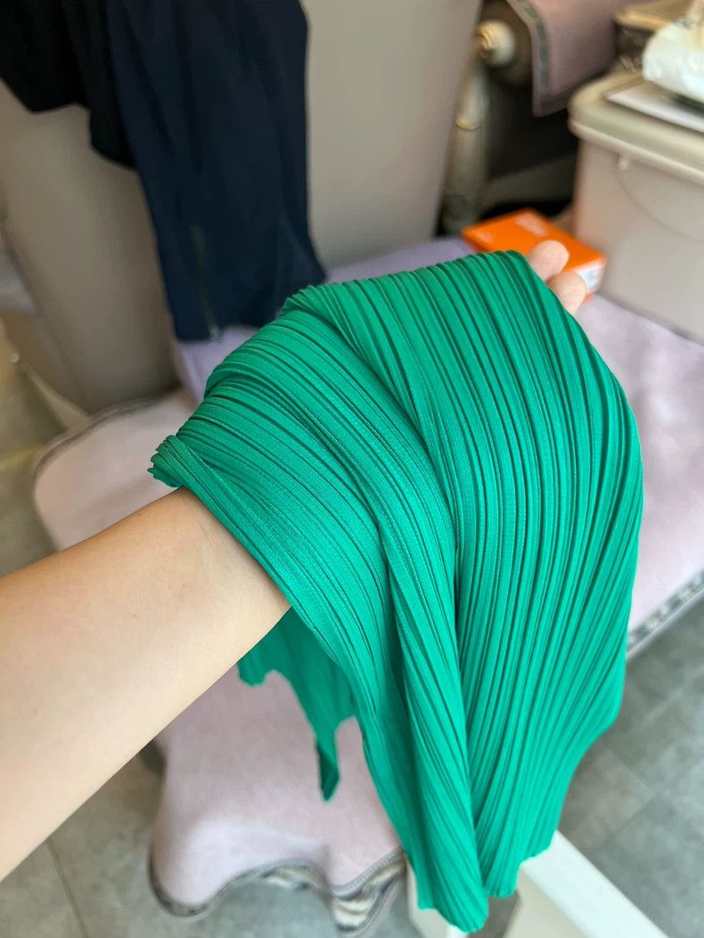 Issey Miyake Issey Miyake Long Green Sleeveless Dress-yf Size US M / EU 48-50 / 2 - 8 Thumbnail
