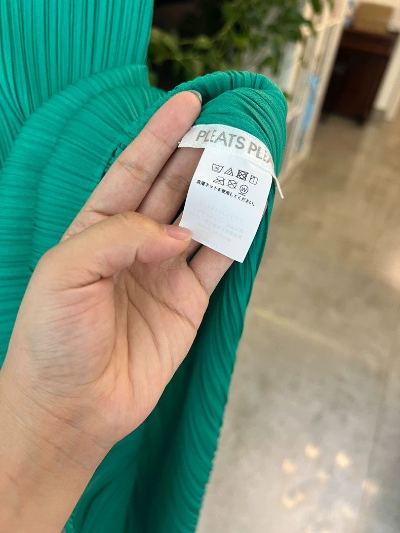 Issey Miyake Issey Miyake Long Green Sleeveless Dress-yf Size US M / EU 48-50 / 2 - 4 Thumbnail