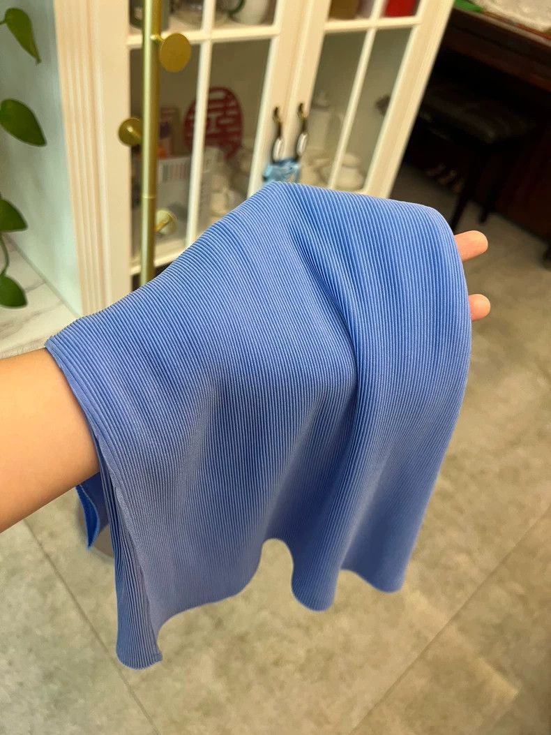 Issey Miyake Issey Miyake Pleated Blue Sleeveless Top-yf Size US M / EU 48-50 / 2 - 6 Thumbnail
