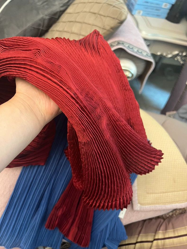 Issey Miyake Issey Miyake Long Sleeve Red Top-yf Size US M / EU 48-50 / 2 - 7 Thumbnail