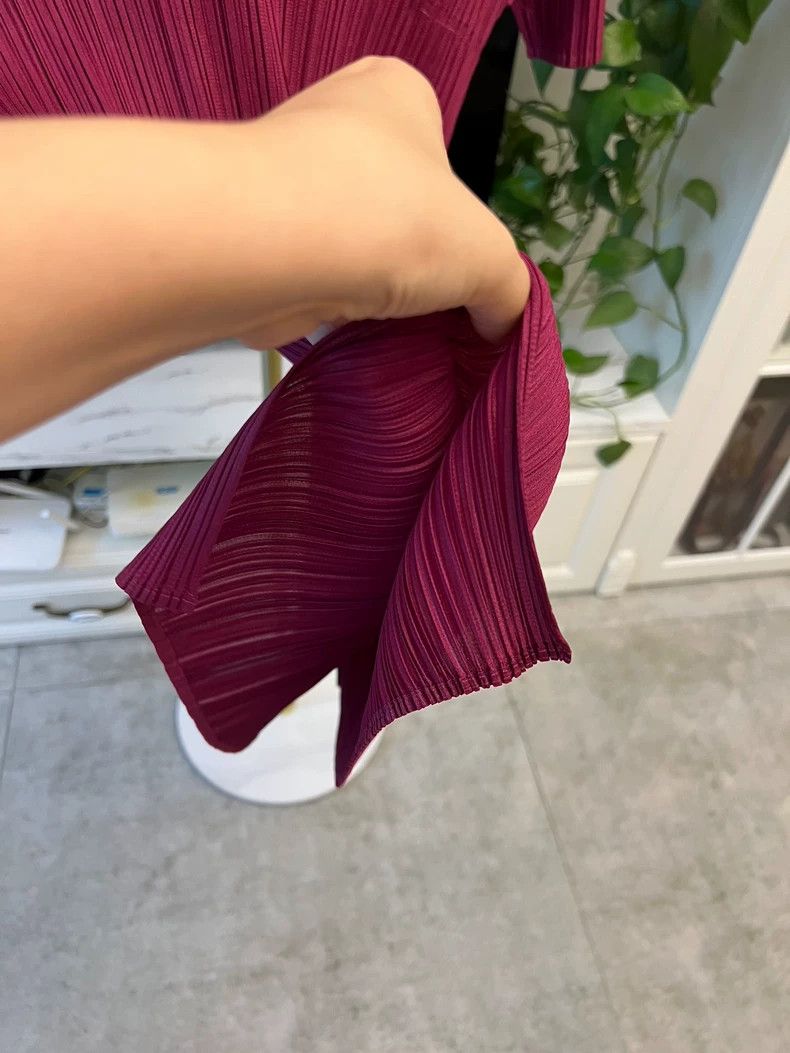 Issey Miyake Issey Miyake Long Vest Dress Plum Color-yf Size US M / EU 48-50 / 2 - 2 Thumbnail